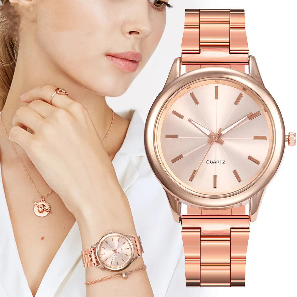 Montre de luxe pour femme, couleur argent, Montre Femme 2024 en acier inoxydable pour femme, ultra-mince, mode élégante, montre-bracelet de luxe.