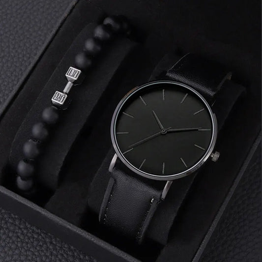 Luxury Mens Quartz Watches Fashion Simple Business Belt Quartz Watch Men Student Wristwatch Bracelet Relogio Masculino