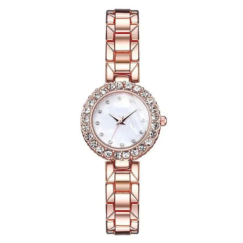 Women Fashion Watch Casual Bracelet Watches Set Ladies Simple Dial Quartz Wristwatches Dress Clock Montre Femme