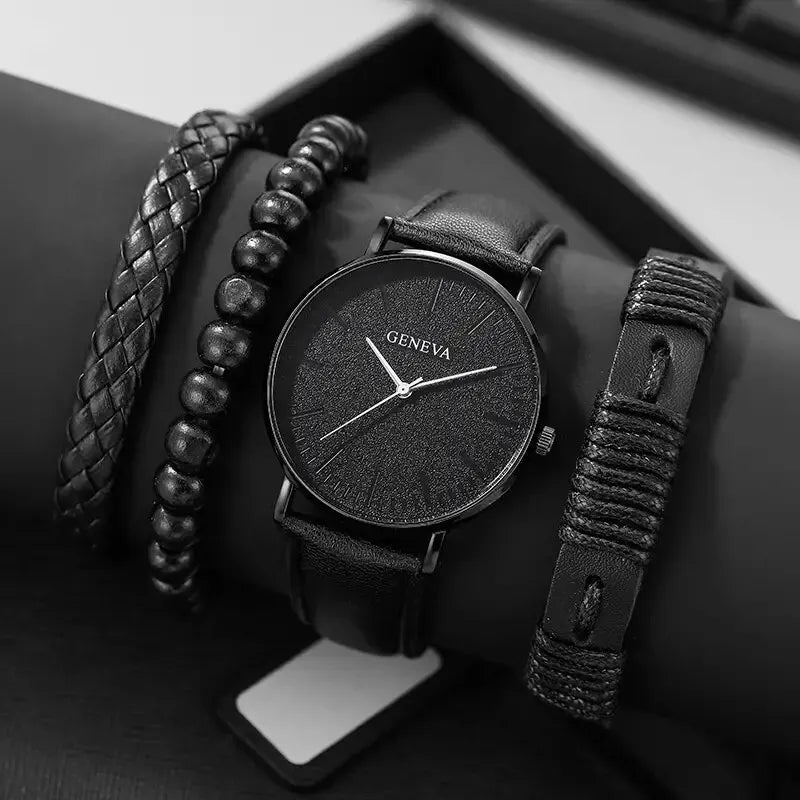 Mens Quartz Watches Fashion Simple Business Belt Quartz Watch Men Watch Student Wristwatch Relogio Masculino