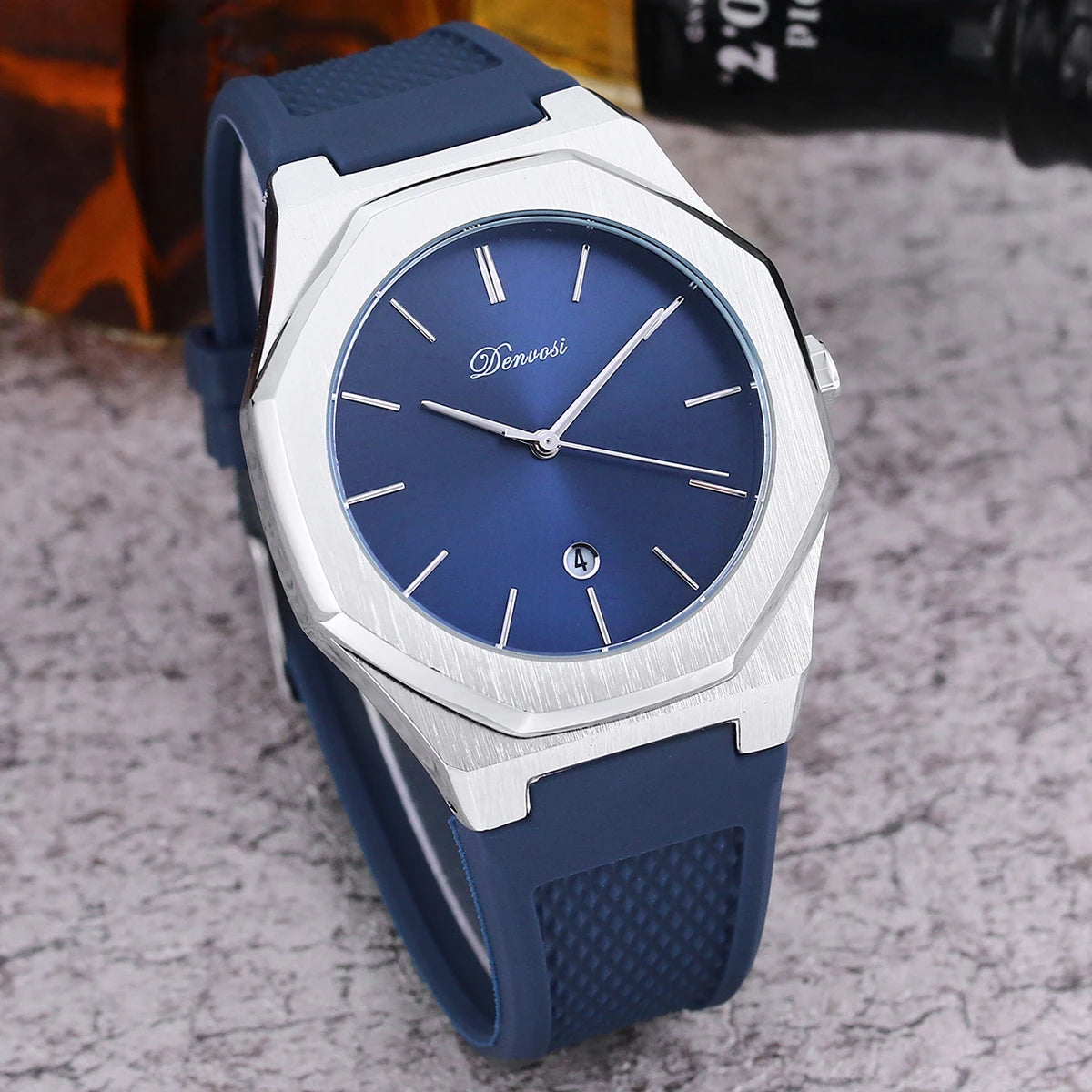 Simple leisure sports men's waterproof quartz watch