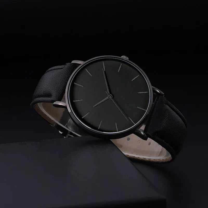 Luxury Mens Quartz Watches Fashion Simple Business Belt Quartz Watch Men Student Wristwatch Bracelet Relogio Masculino