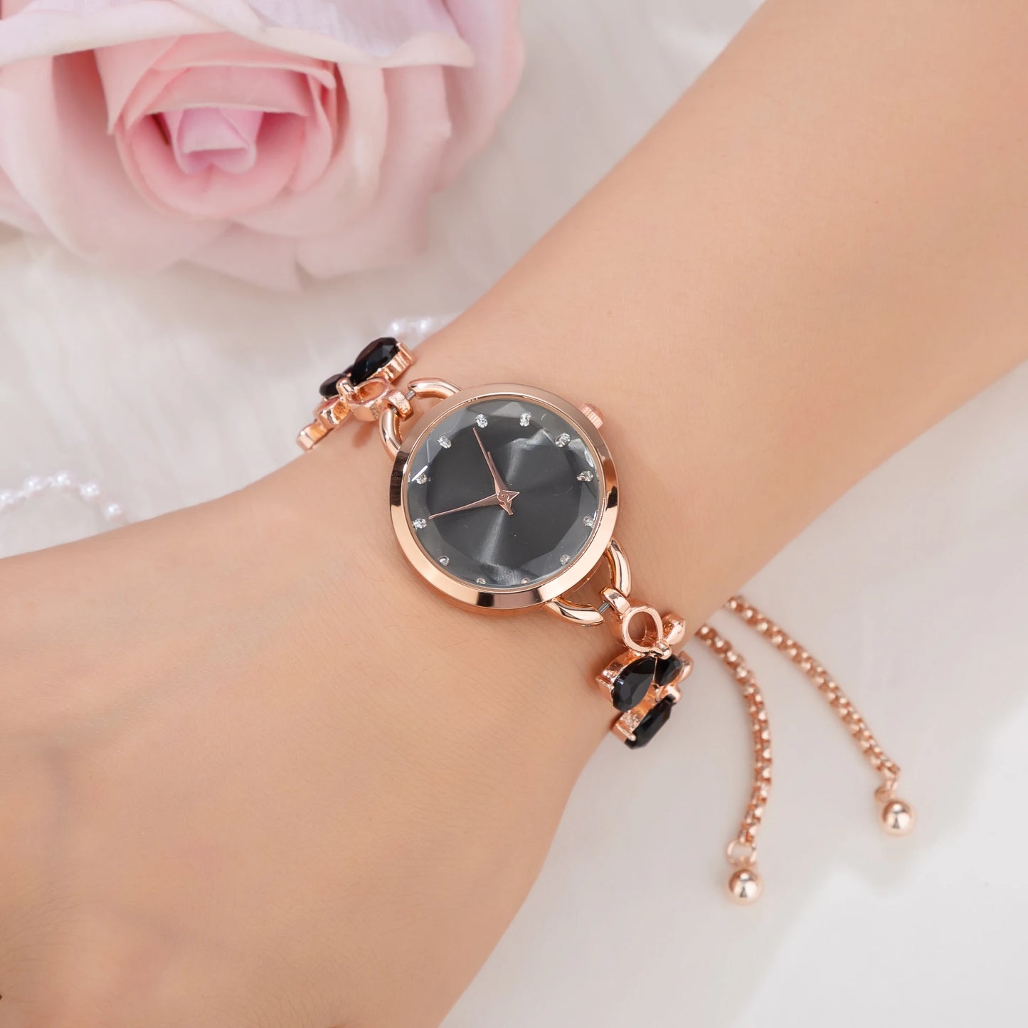 Best Selling Products 2024 New Simple Women's Butterfly Bracelet Watch Fashion Quartz Wristwatches watch for Women Free Shiping