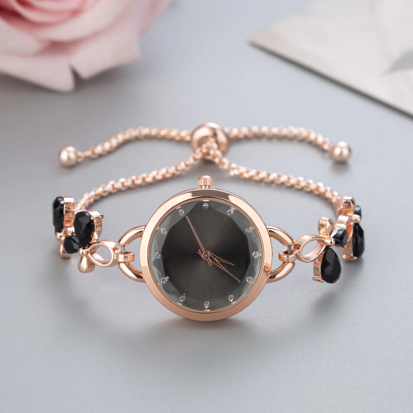 Best Selling Products 2024 New Simple Women's Butterfly Bracelet Watch Fashion Quartz Wristwatches watch for Women Free Shiping