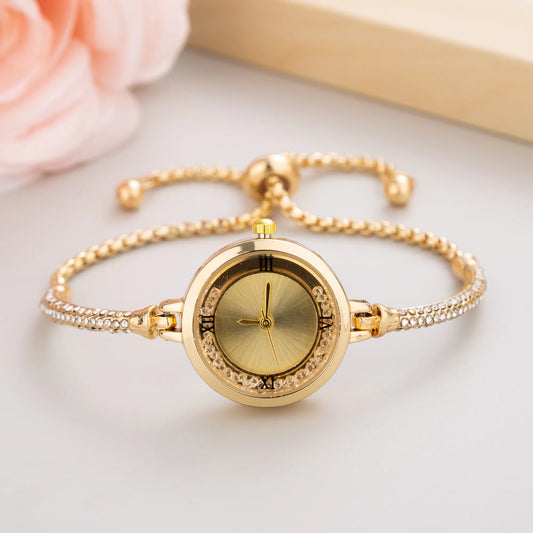 2024 Cute Women Steel Bracelet Watch Quartz Luxury  Small Dial Watches Wristwatch Female Elegant