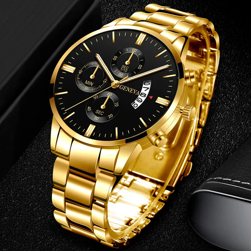 Original Brand Luxury Men's Fashion Watches Men's Business Casual Analog Quartz Waterproof Watch Automatic Date Sport Men Watch